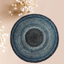 Dessous de plat rond en jean