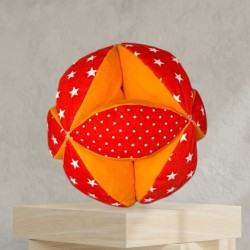Balle de préhension rouge