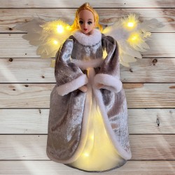 Ange argenté lumineux