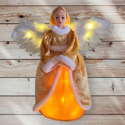 Ange doré lumineux