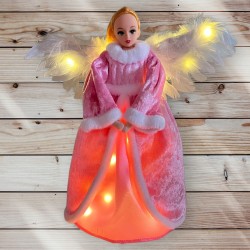 Ange rose lumineux