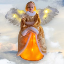 Ange doré lumineux