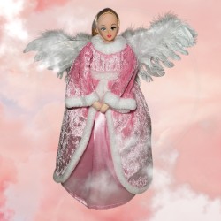 Ange rose lumineux