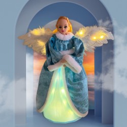 Ange bleu lumineux