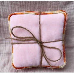 Lingettes x6 orange pastel