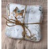 Lingettes x6 imprimées renard