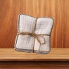 Lingettes x6 taupe
