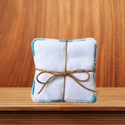 Lingettes x6 bleu pastel
