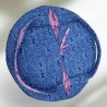 Sac à tarte reversible Chambré bleu et mauve