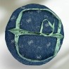 Sac à Tarte  Réversible Chambré Bleu et Vert Clair