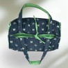 Sac à Cake Réversible Chambré Bleu et Vert
