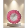 Eponge tawashi lavable rose et blanche