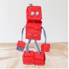 Petit Robot Rouge Attendrissant