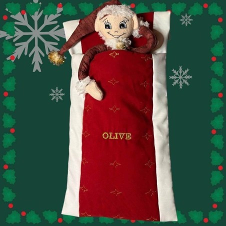 lit personnalisé pour lutin de 30cm