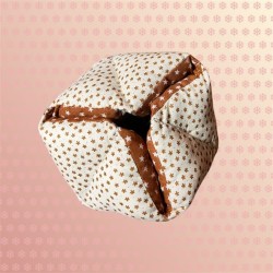 Balle flexagone marron