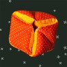 Balle flexagone orange