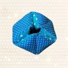 Balle flexagone bleu