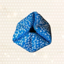 Balle flexagone bleu